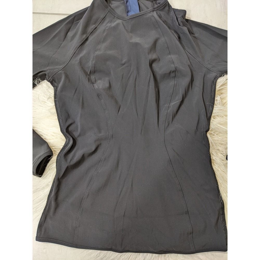Lululemon Zip Back long sleeve Reebok lined Shorts black Set Athletic LN - Picture 8 of 14